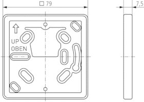 Adapter plate RAMSES 714