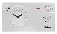 RAMSES 784 - Analogue clock thermostat with a low profile design for time-dependent monitoring and control of room temperature