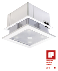 PlanoCentro 201-EWH - Passive infrared presence detector for ceiling installation and flush/surface mounting