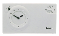RAMSES 721 - Analogue clock thermostat with a low profile design for time-dependent monitoring and control of room temperature