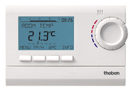 RAMSES 812 top2 - Digital clock thermostat with alow profile design for time-dependent monitoring and control of room temperature