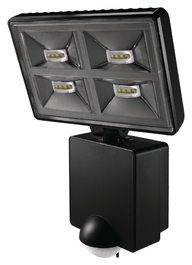 LUXA 102-180 LED 32W BK - LED spotlight with motion detector