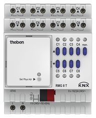 RMG 8 T KNX - 8-way switching or 4-way blind actuator MIX2