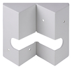 LUXA corner angle white - For corner installation of motion detectors