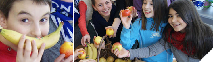 Fresh fruit at schools: Theben supports the EU School Fruit Scheme