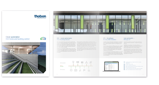 Theben solutions brochure for KNX home and building control